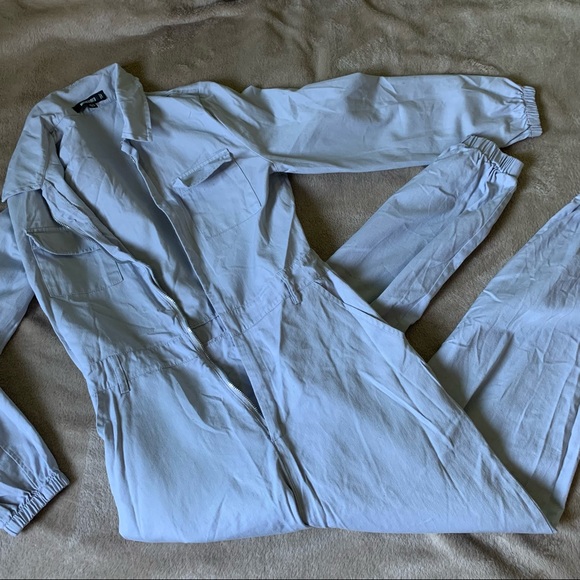 Long Sleeve Utility Jumpsuit - Picture 4 of 5